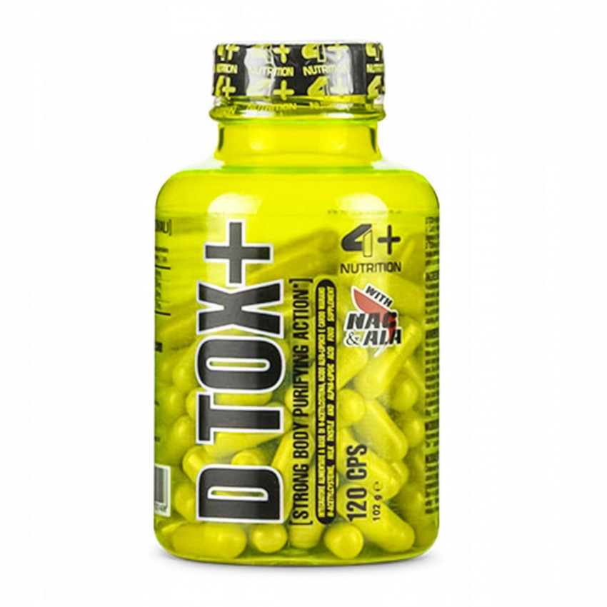 4-й NUTRITION D TOX 120cap DETOX ORGANISMU W-troBY